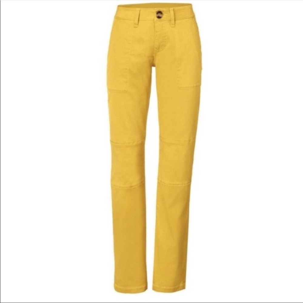 Cabi Utility Trousers Pants 2021 Mustard Yellow Size 16 - Picture 2 of 13